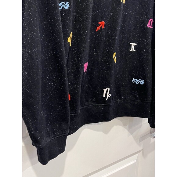kate spade Black Sweatshirt with Colorful Zodiac Symbols - Picture 8 of 10